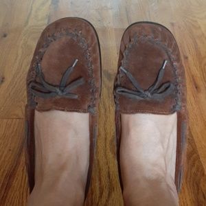Aerosoles dark brown Suede loafers